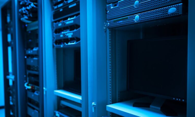 Open frame (seismic) server rack