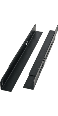 For standard 19" mounting on 24" overall rack widths (24" width frames require two pairs of MCX mounting channels per frame)