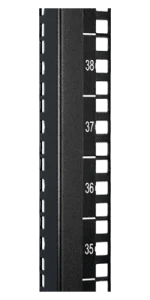 For standard 19" mounting on 24" overall rack widths (24" width frames require two pairs of MCX mounting channels per frame)