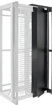 For standard 19" mounting on 24" overall rack widths (24" width frames require two pairs of MCX mounting channels per frame)