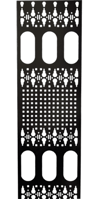 For standard 19" mounting on 24" overall rack widths (24" width frames require two pairs of MCX mounting channels per frame)