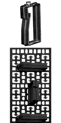 For standard 19" mounting on 24" overall rack widths (24" width frames require two pairs of MCX mounting channels per frame)