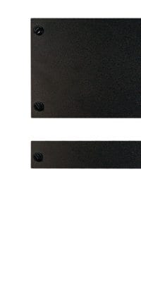 For standard 19" mounting on 24" overall rack widths (24" width frames require two pairs of MCX mounting channels per frame)