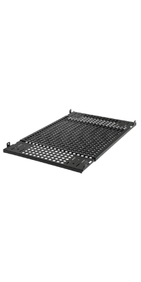 For standard 19" mounting on 24" overall rack widths (24" width frames require two pairs of MCX mounting channels per frame)
