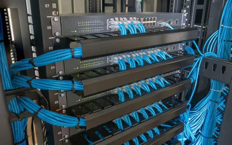 Cabling rack